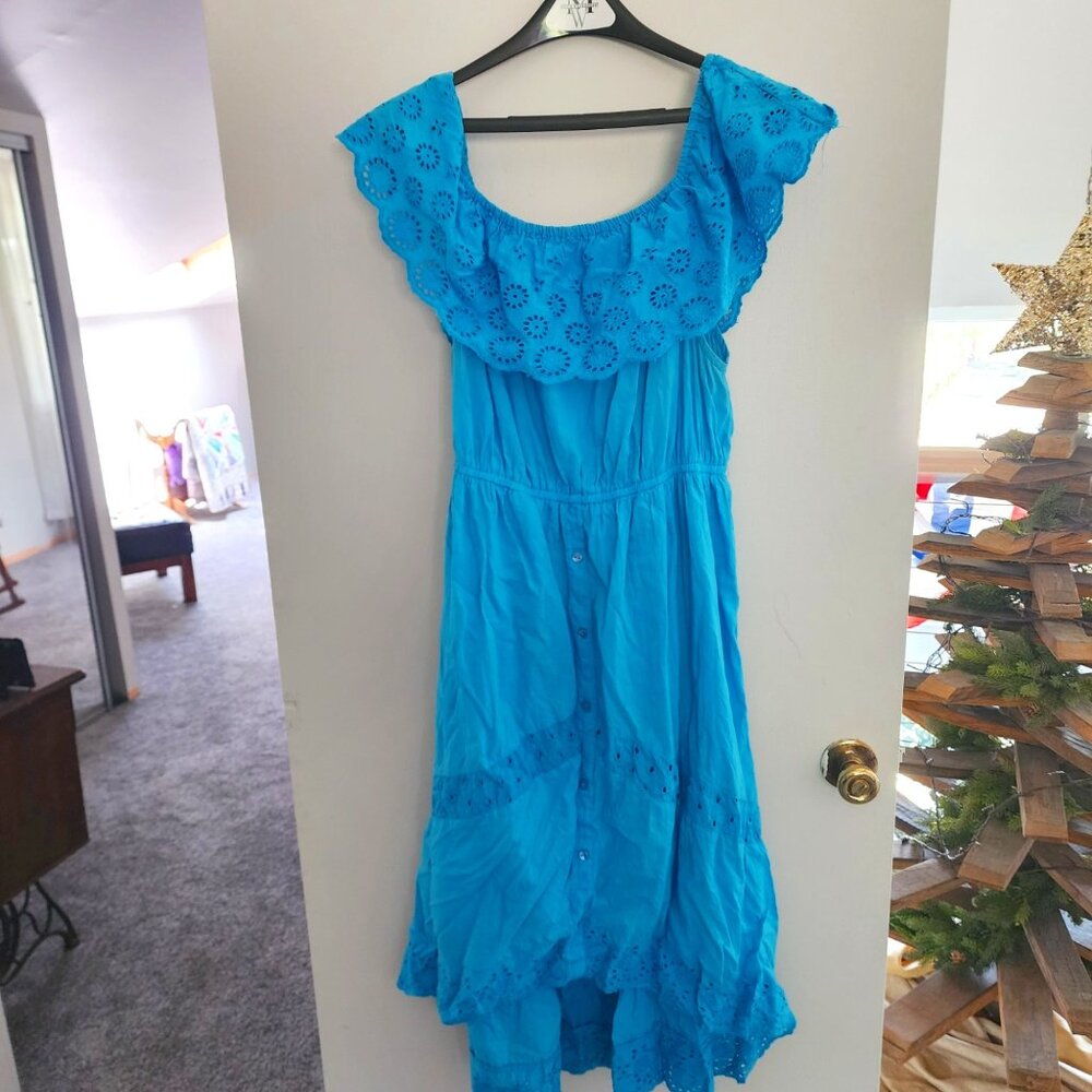 King Road Off Shoulder, Hi Low Skirt Sundress